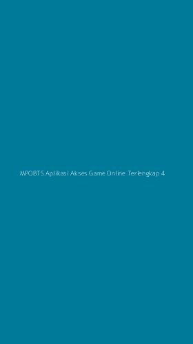Tampilan Antarmuka Aplikasi Mpobts Aplikasi Akses Game Online Terlengkap - 4