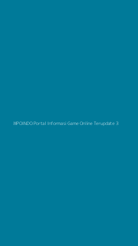 Tampilan Antarmuka Aplikasi Mpoindo Portal Informasi Game Online Terupdate - 3