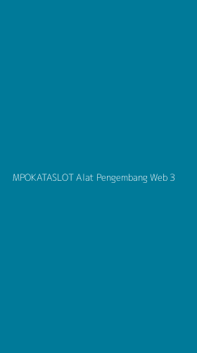Tampilan Antarmuka Aplikasi Mpokataslot Alat Pengembang Web - 3