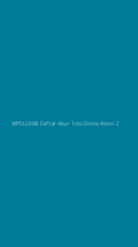 Tampilan Antarmuka Aplikasi Mpolux88 Daftar Akun Toto Online Resmi - 2