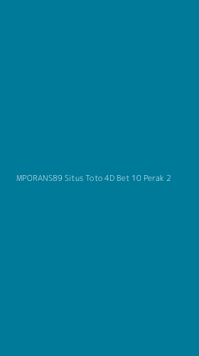 Tampilan Antarmuka Aplikasi Mporans89 Situs Toto 4d Bet 10 Perak - 2
