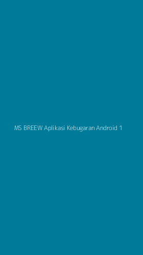 Tampilan Antarmuka Aplikasi Ms Breew Aplikasi Kebugaran Android - 1