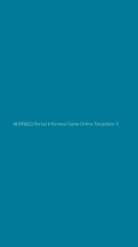 Tampilan Antarmuka Aplikasi Murniqq Portal Informasi Game Online Terupdate - 3
