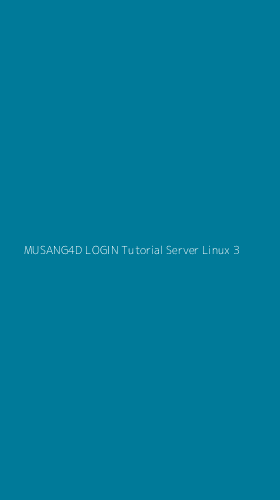 Tampilan Antarmuka Aplikasi Musang4d Login Tutorial Server Linux - 3