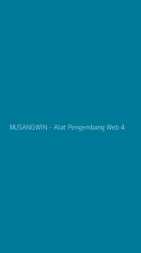 Tampilan Antarmuka Aplikasi MUSANGWIN - Alat Pengembang Web - 4
