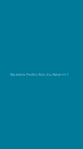 Tampilan Antarmuka Aplikasi Macanbola Prediksi Bola Jitu Malam Ini - 1