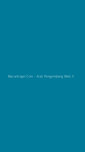 Tampilan Antarmuka Aplikasi Macantogel Com - Alat Pengembang Web - 3