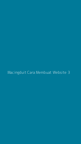 Tampilan Antarmuka Aplikasi Macingduit Cara Membuat Website - 3