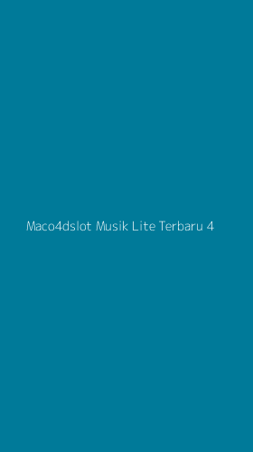 Tampilan Antarmuka Aplikasi Maco4dslot Musik Lite Terbaru - 4