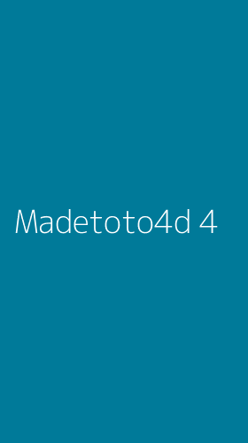 Tampilan Antarmuka Aplikasi Madetoto4d - 4