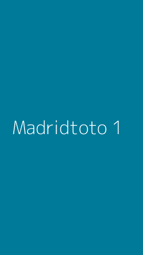 Tampilan Antarmuka Aplikasi Madridtoto - 1