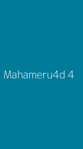 Tampilan Antarmuka Aplikasi Mahameru4d - 4