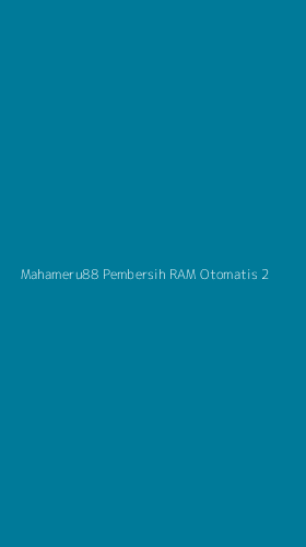 Tampilan Antarmuka Aplikasi Mahameru88 Pembersih Ram Otomatis - 2