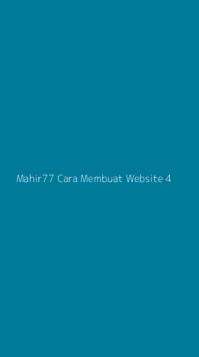 Tampilan Antarmuka Aplikasi Mahir77 Cara Membuat Website - 4