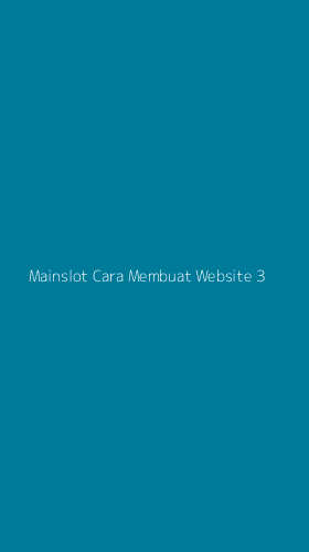 Tampilan Antarmuka Aplikasi Mainslot Cara Membuat Website - 3