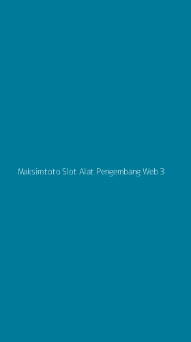 Tampilan Antarmuka Aplikasi Maksimtoto Slot Alat Pengembang Web - 3
