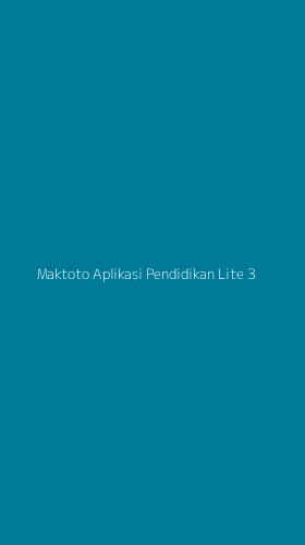 Tampilan Antarmuka Aplikasi Maktoto Aplikasi Pendidikan Lite - 3
