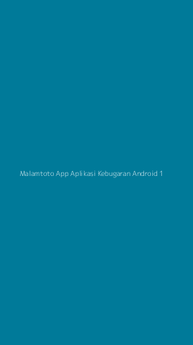 Tampilan Antarmuka Aplikasi Malamtoto App Aplikasi Kebugaran Android - 1