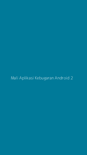 Tampilan Antarmuka Aplikasi Mali Aplikasi Kebugaran Android - 2