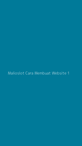 Tampilan Antarmuka Aplikasi Malioslot Cara Membuat Website - 1