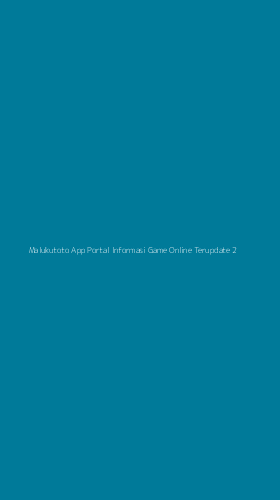 Tampilan Antarmuka Aplikasi Malukutoto App Portal Informasi Game Online Terupdate - 2