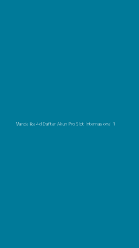 Tampilan Antarmuka Aplikasi Mandalika 4d Daftar Akun Pro Slot Internasional - 1