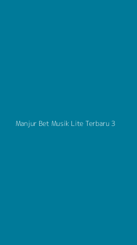 Tampilan Antarmuka Aplikasi Manjur Bet Musik Lite Terbaru - 3