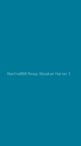 Tampilan Antarmuka Aplikasi Mantra888 Resep Masakan Harian - 3