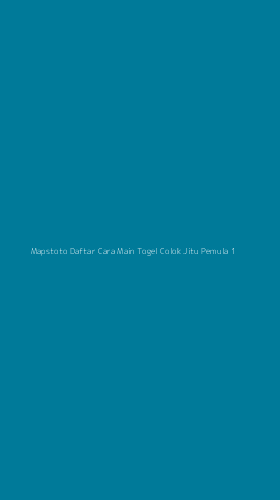 Tampilan Antarmuka Aplikasi Mapstoto Daftar Cara Main Togel Colok Jitu Pemula - 1
