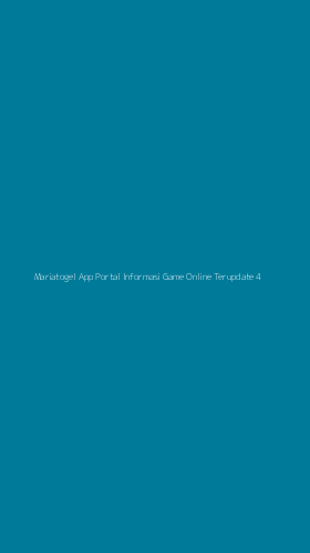 Tampilan Antarmuka Aplikasi Mariatogel App Portal Informasi Game Online Terupdate - 4