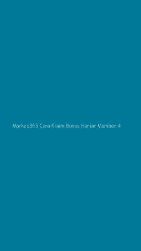 Tampilan Antarmuka Aplikasi Markas365 Cara Klaim Bonus Harian Member - 4