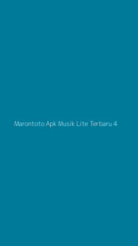 Tampilan Antarmuka Aplikasi Marontoto Apk Musik Lite Terbaru - 4