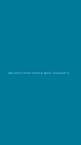 Tampilan Antarmuka Aplikasi Marontoto Online Pemutar Musik Terpopuler - 4