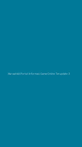 Tampilan Antarmuka Aplikasi Marwah4d Portal Informasi Game Online Terupdate - 3