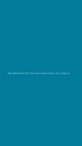 Tampilan Antarmuka Aplikasi Marwah4d Portal Informasi Game Online Terupdate - 4