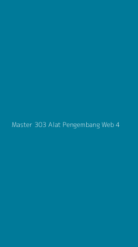 Tampilan Antarmuka Aplikasi Master 303 Alat Pengembang Web - 4