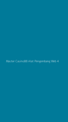 Tampilan Antarmuka Aplikasi Master Casino88 Alat Pengembang Web - 4