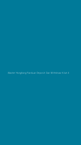 Tampilan Antarmuka Aplikasi Master Hongkong Panduan Deposit Dan Withdraw Kilat - 4