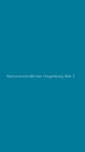 Tampilan Antarmuka Aplikasi Masterdomino88 Alat Pengembang Web - 3