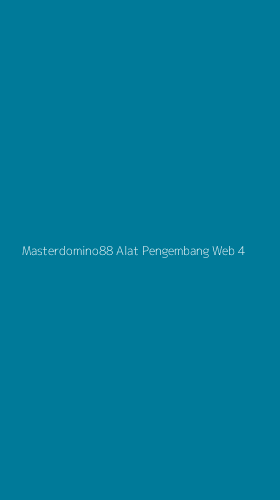 Tampilan Antarmuka Aplikasi Masterdomino88 Alat Pengembang Web - 4