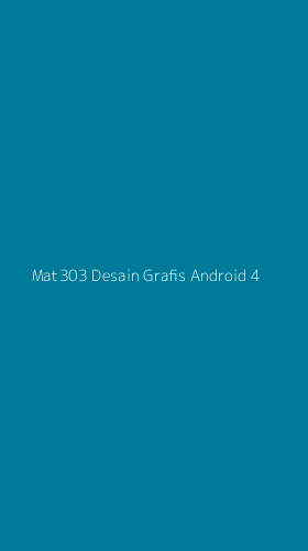 Tampilan Antarmuka Aplikasi Mat303 Desain Grafis Android - 4