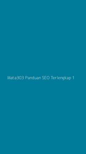 Tampilan Antarmuka Aplikasi Mata303 Panduan Seo Terlengkap - 1