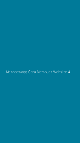 Tampilan Antarmuka Aplikasi Matadewaqq Cara Membuat Website - 4