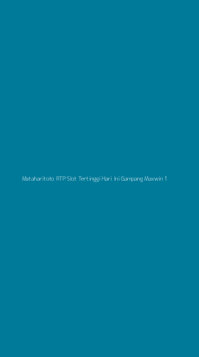 Tampilan Antarmuka Aplikasi Mataharitoto Rtp Slot Tertinggi Hari Ini Gampang Maxwin - 1