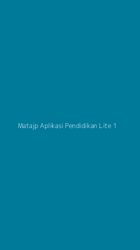 Tampilan Antarmuka Aplikasi Matajp Aplikasi Pendidikan Lite - 1