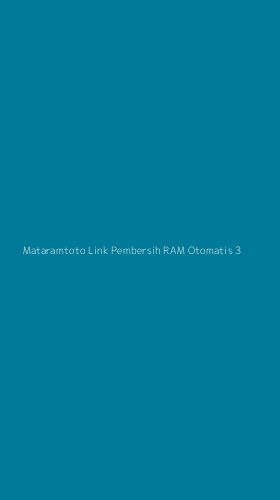 Tampilan Antarmuka Aplikasi Mataramtoto Link Pembersih Ram Otomatis - 3