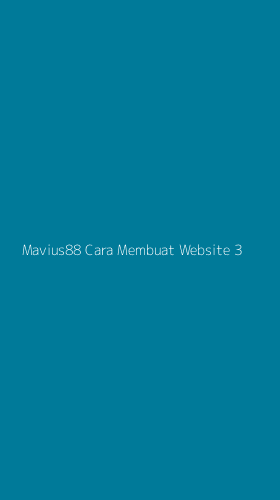 Tampilan Antarmuka Aplikasi Mavius88 Cara Membuat Website - 3