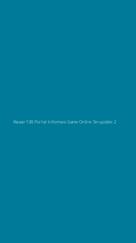 Tampilan Antarmuka Aplikasi Mawar138 Portal Informasi Game Online Terupdate - 2
