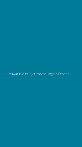 Tampilan Antarmuka Aplikasi Mawar198 Belajar Bahasa Inggris Cepat - 4