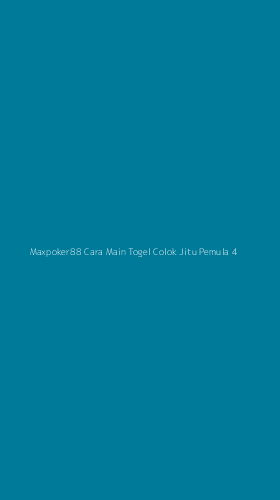 Tampilan Antarmuka Aplikasi Maxpoker88 Cara Main Togel Colok Jitu Pemula - 4